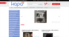 Desktop Screenshot of kapa-toner.cz