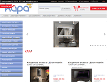 Tablet Screenshot of kapa-toner.cz